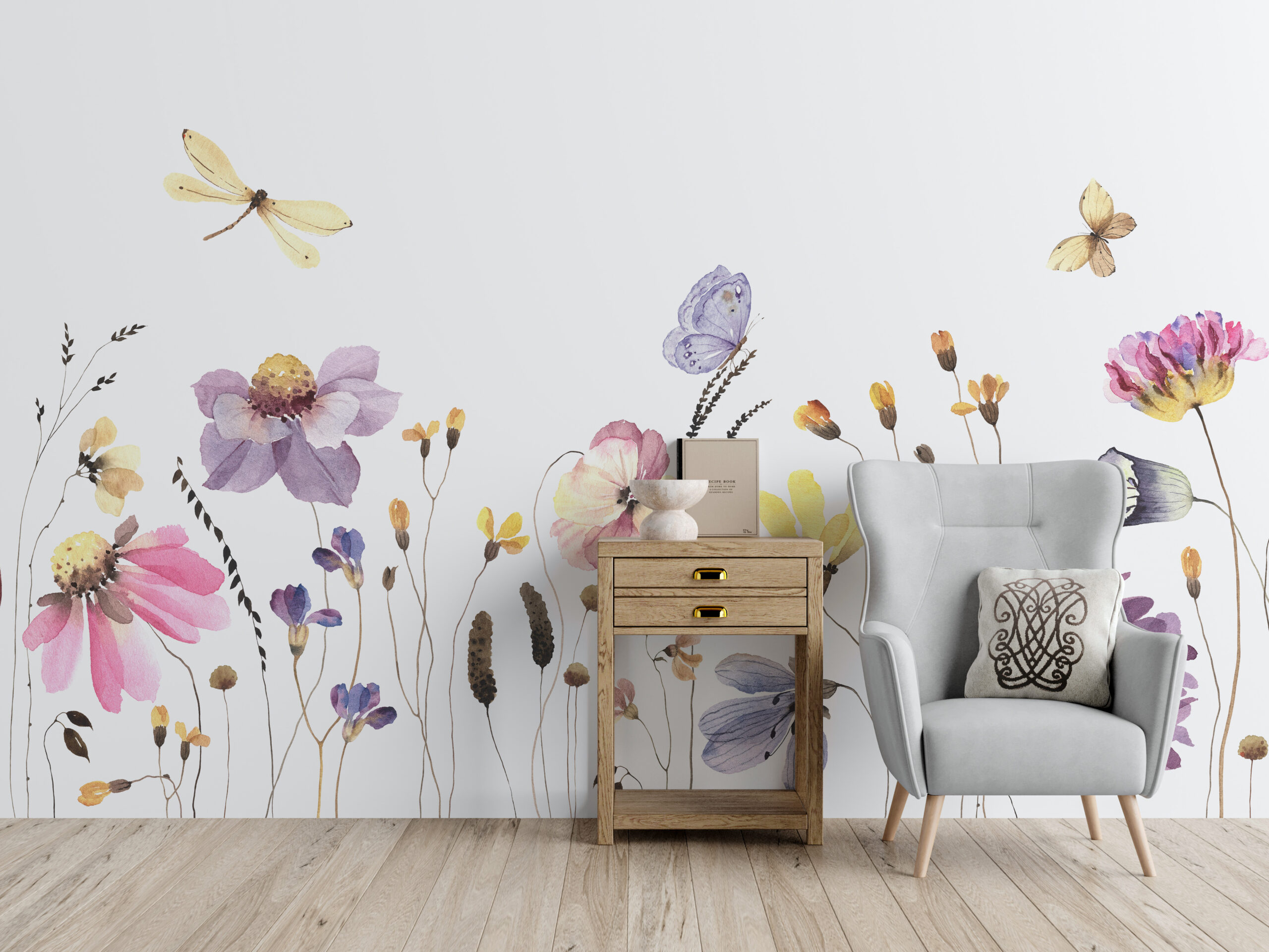 Zidni mural Bijela livada