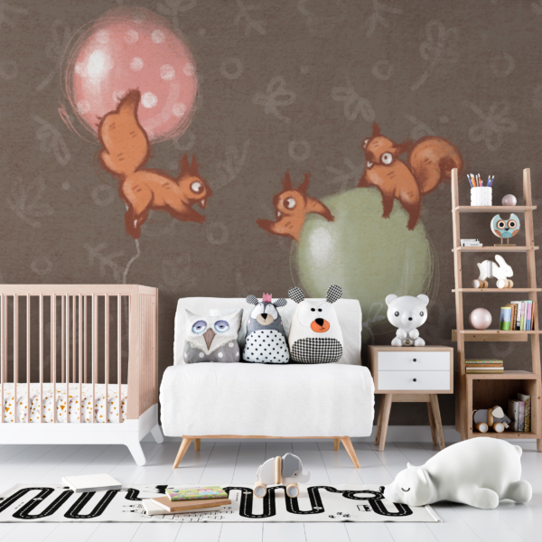 Zidni mural Leteće vjeverice