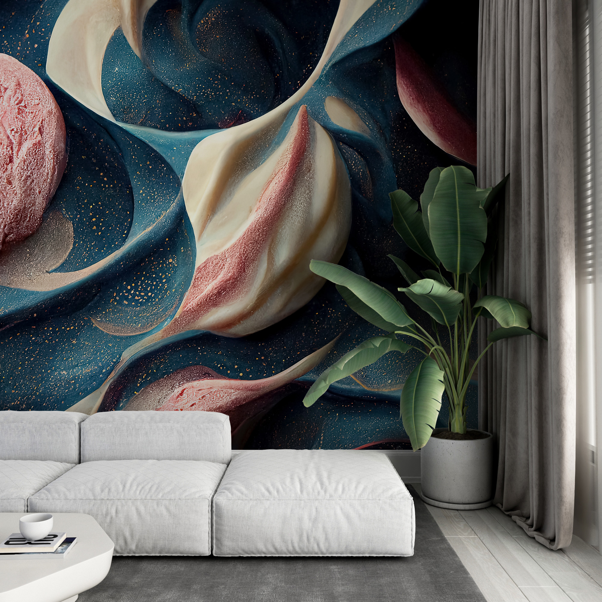 Zidni zidni zid Svemirski valovi