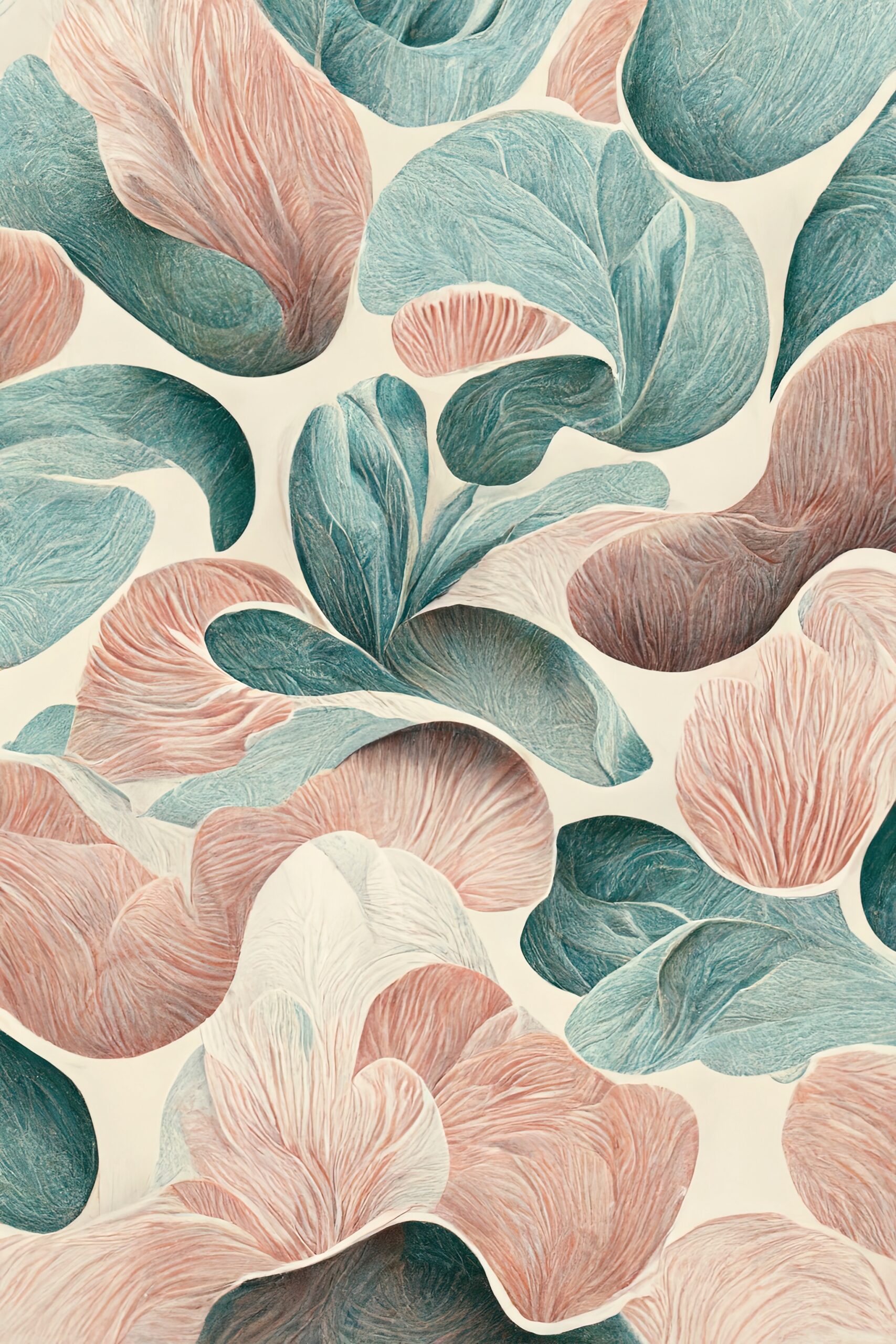 Trendy,,Abstract,Floral,Pattern,,Elegant,Pastel,Color,,Modern,Design,Wallpaper.