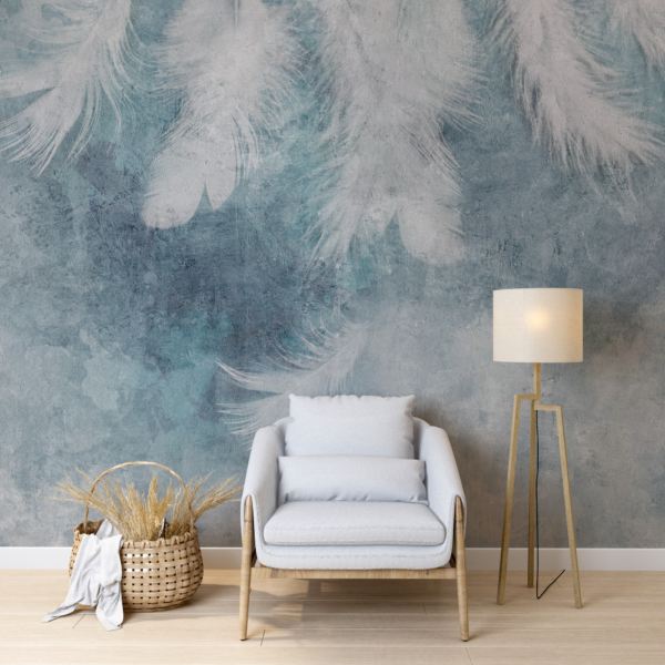 Zidna freska Viseća perja