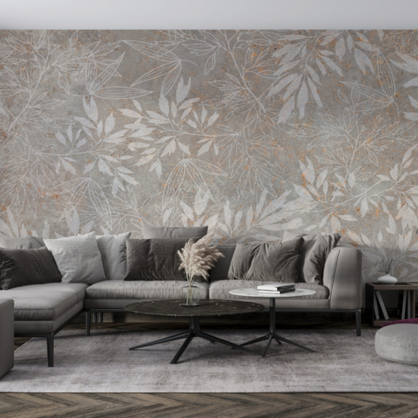 Zidna freska Nježno lišće