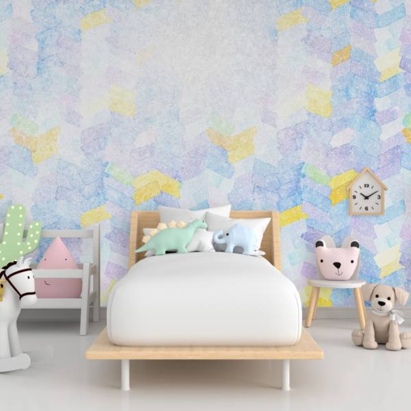 Zidni mural Pastelni oblici