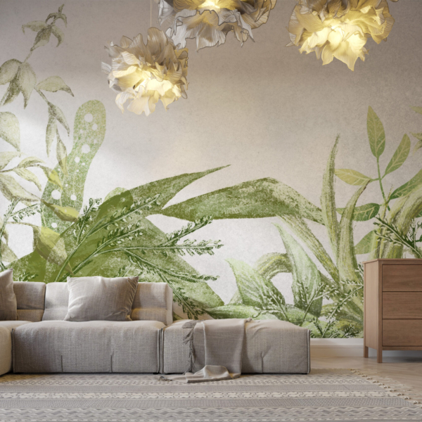 Zidni mural o vegetaciji