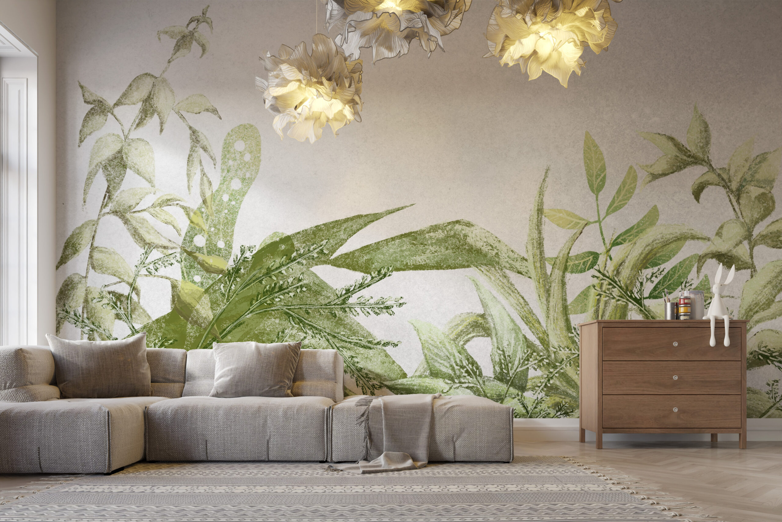 Zidni mural o vegetaciji