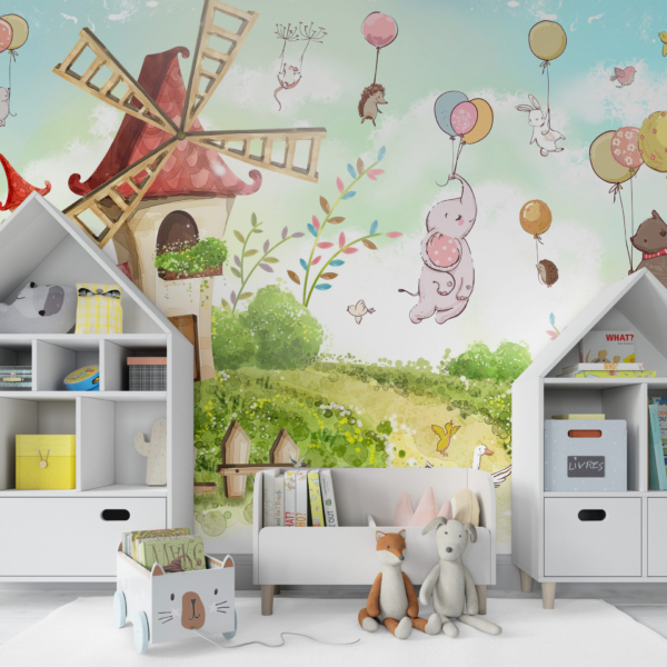 Zidni zidni zid kuće vjetrenjače