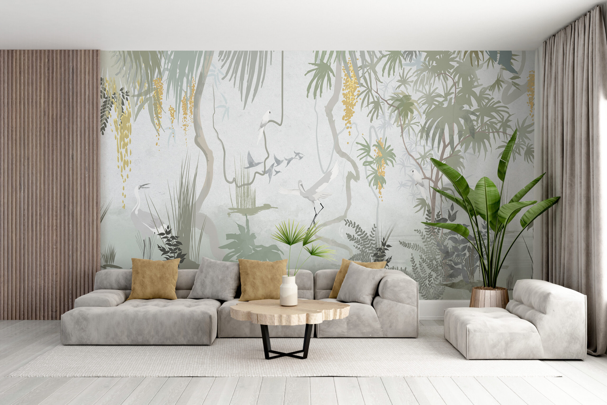 Zidni mural botaničkog vrta