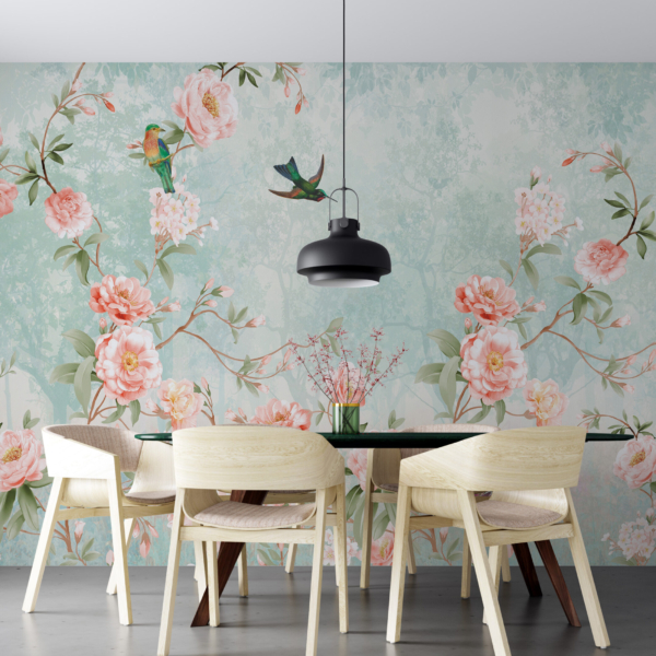 Foto pozadina Breskva ružičasto cvijeće