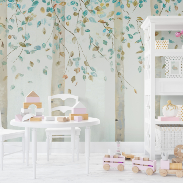 Zidni zidni zid Nježne breze