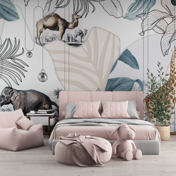 Zidni mural Majestic Safari