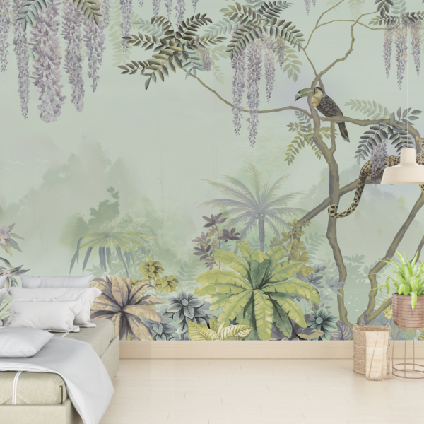 Zidni mural Jungle Beige