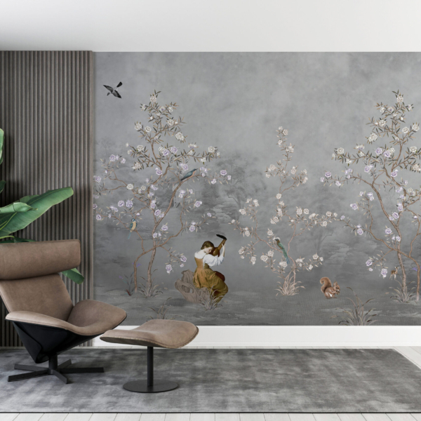 Tajni vrt Apstraktni zidni zidni zid