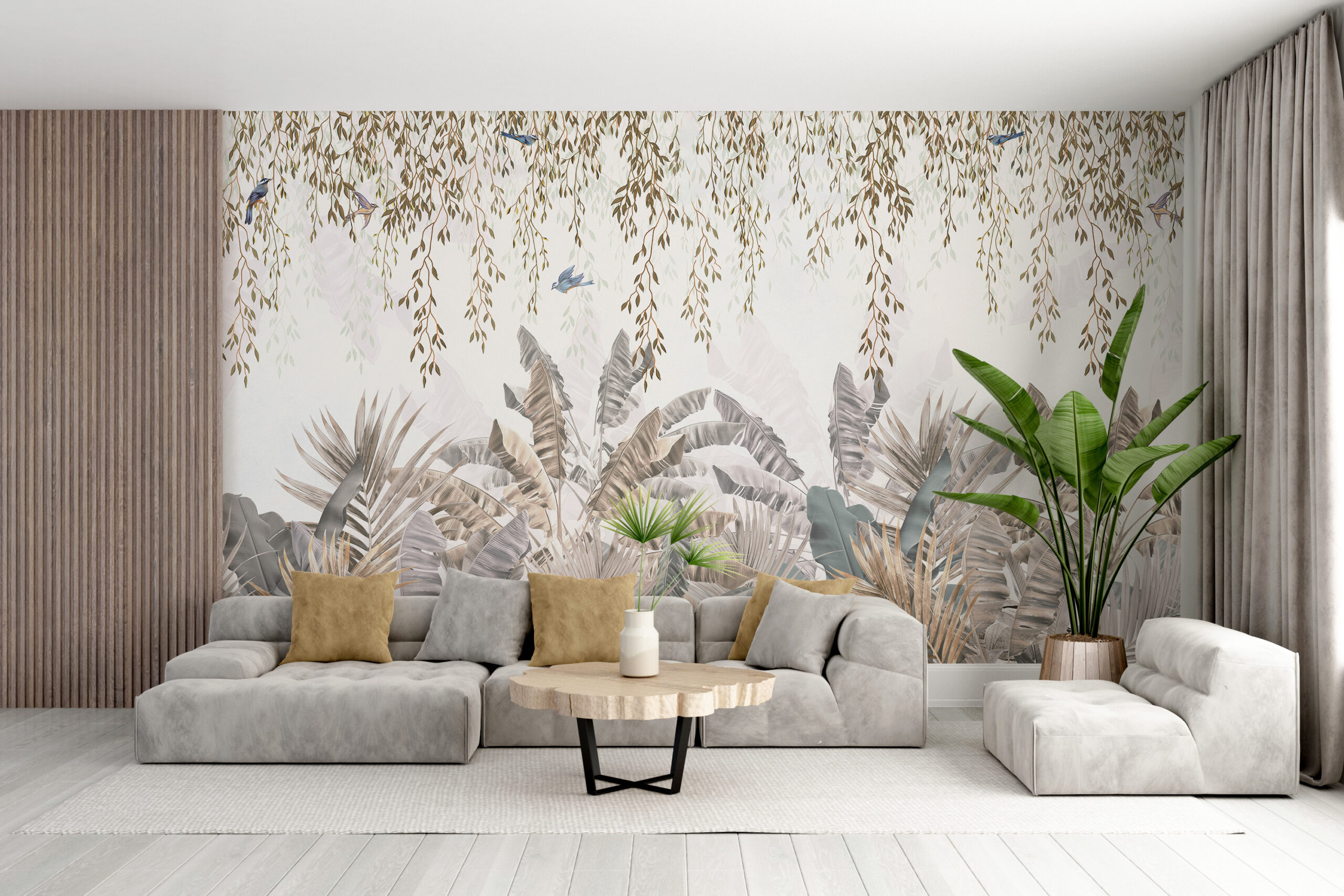 Zidni mural Svijetla džungla