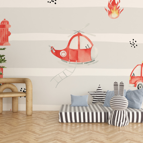 Zidni mural Guard u pomoć