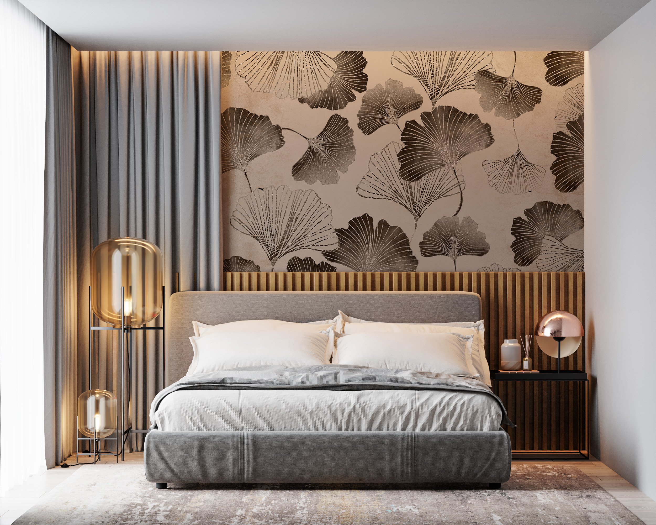 Zidni mural Flower Fans