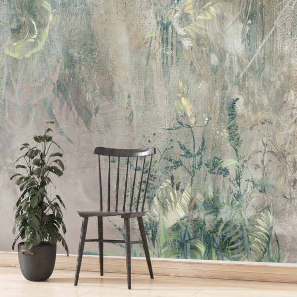 Zidni zidni zid Brončane biljke