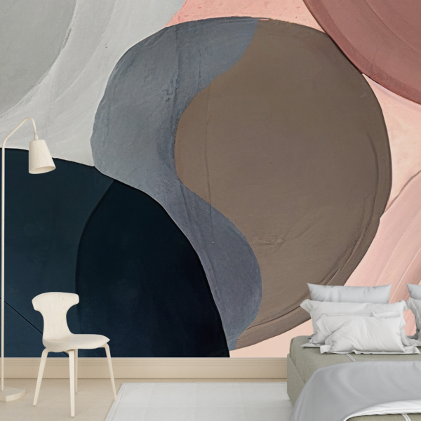 Zidni mural Pastelni krugovi