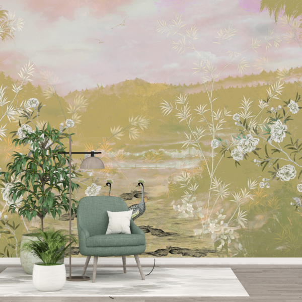 Foto tapeta Paunovi na čistini