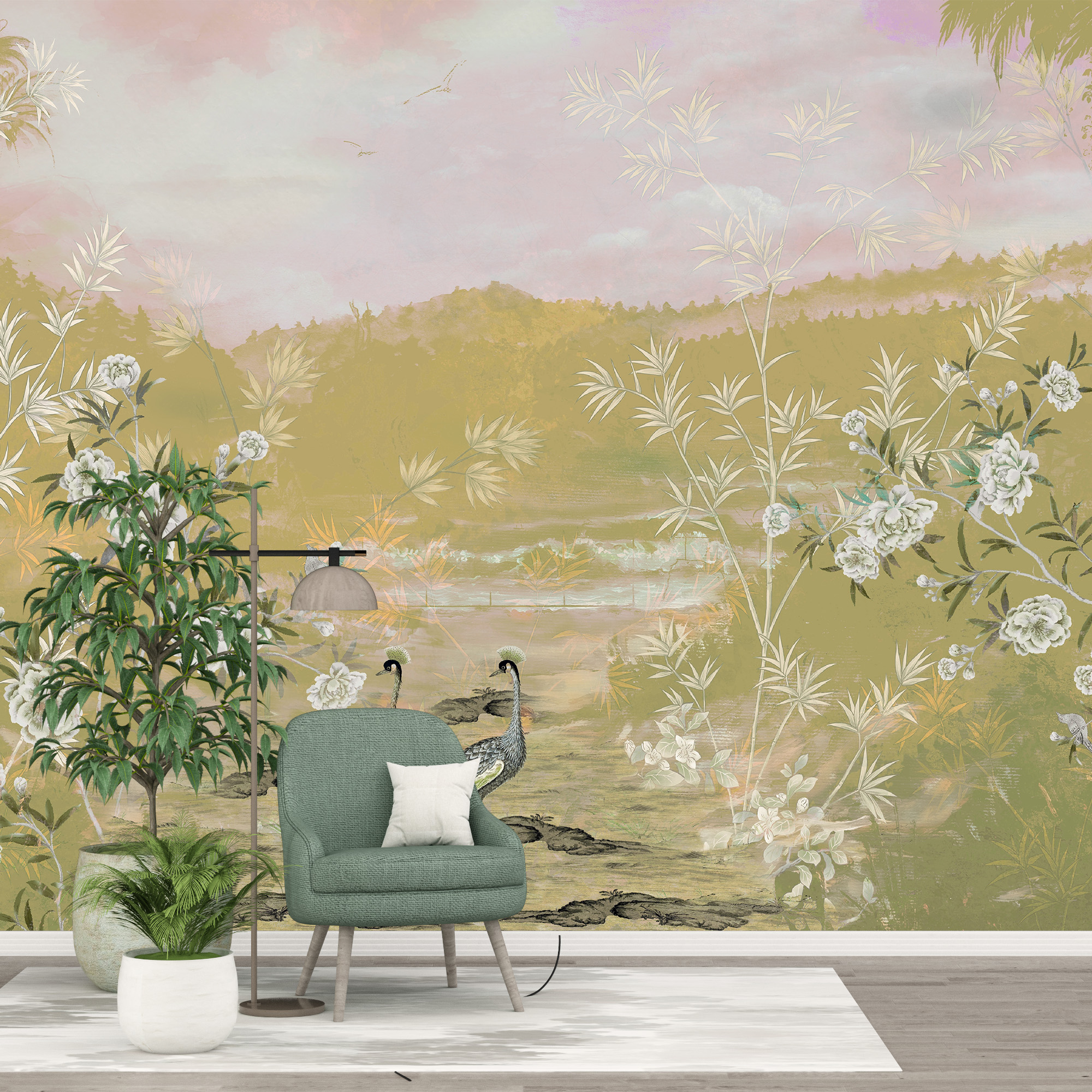 Foto tapeta Paunovi na čistini