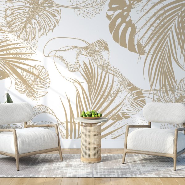 Zidni mural Zlatno lišće