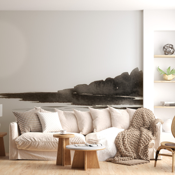 Zidni mural Sunce iznad jezera