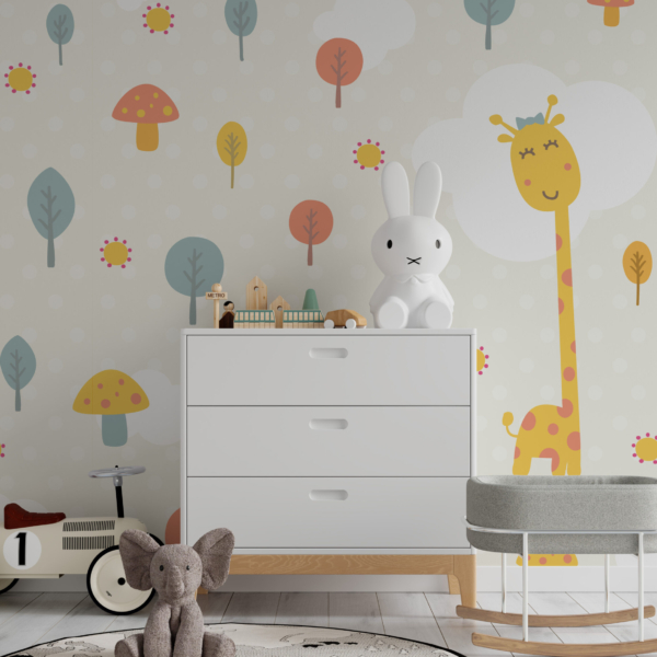 Zidni mural Pastelna šuma