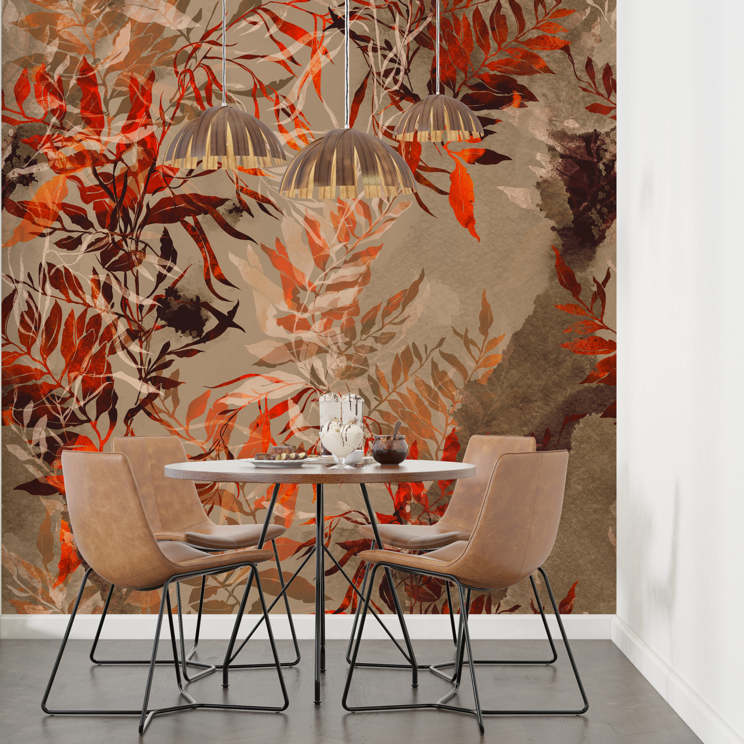 Zidni mural Jesensko lišće