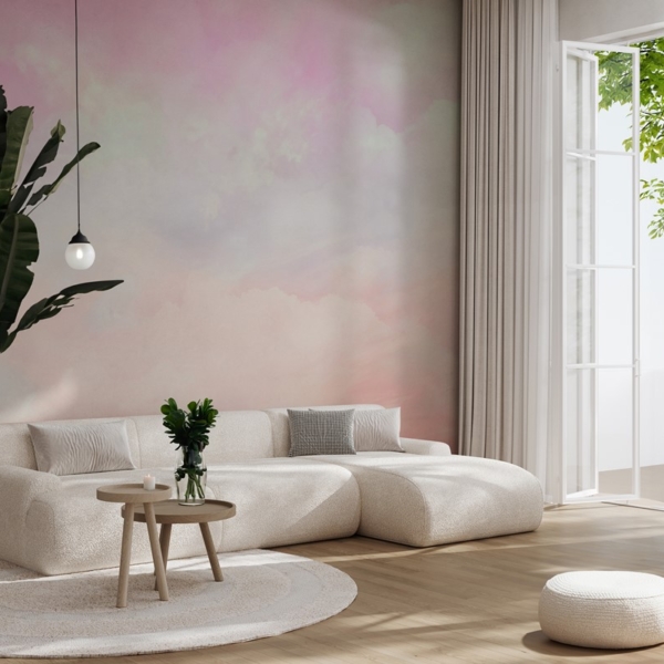 Foto tapete Ružičaste magle mira