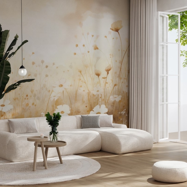 Foto tapete Livada u zlatnom sjaju