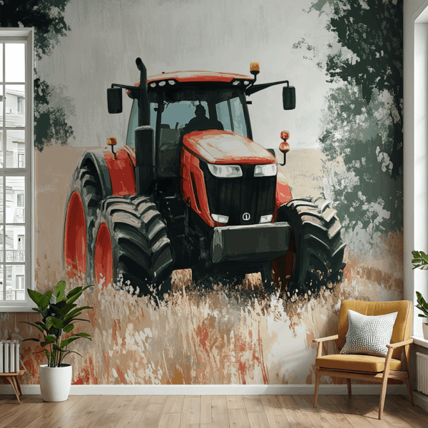 Foto tapete Crveni junak polja