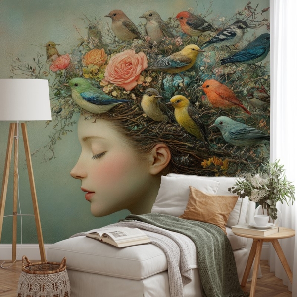 Foto tapete Krug ptica