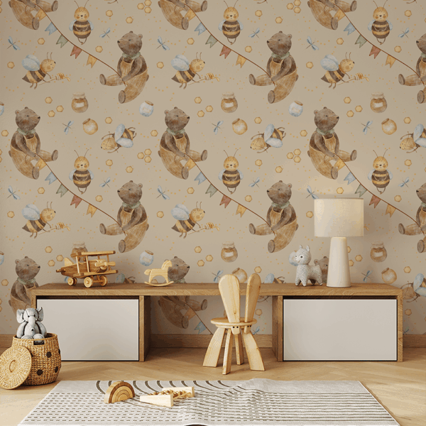 Foto tapete Medvjed i med