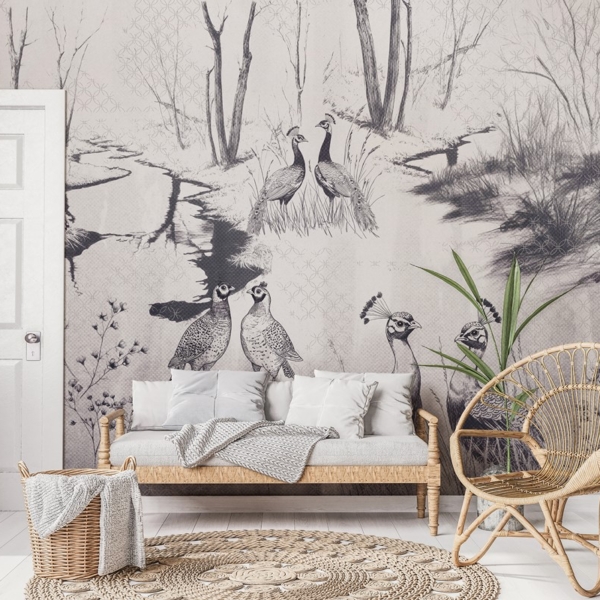 Foto tapete Udvaranje ptica