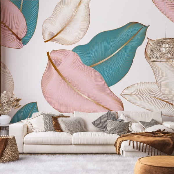 Foto tapete Zlatno lišće fantazije