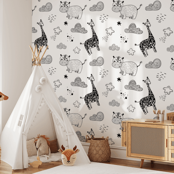 Foto tapete Životinje u oblacima