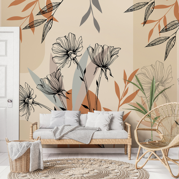 Foto tapete Minimalističko cvijeće