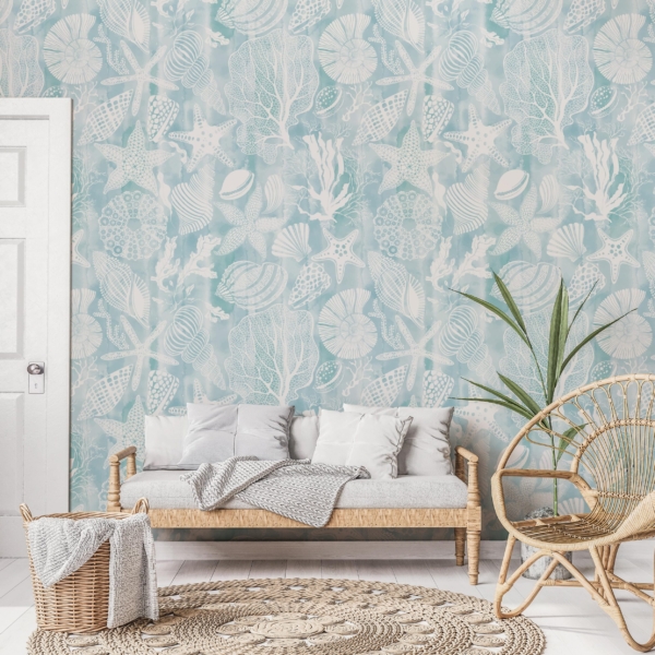 Foto tapete Morska tkanina