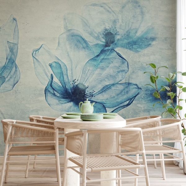 Foto tapete Plavo cvijeće