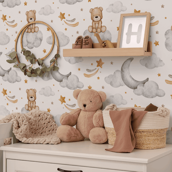 Foto tapete Medvjedić na oblaku