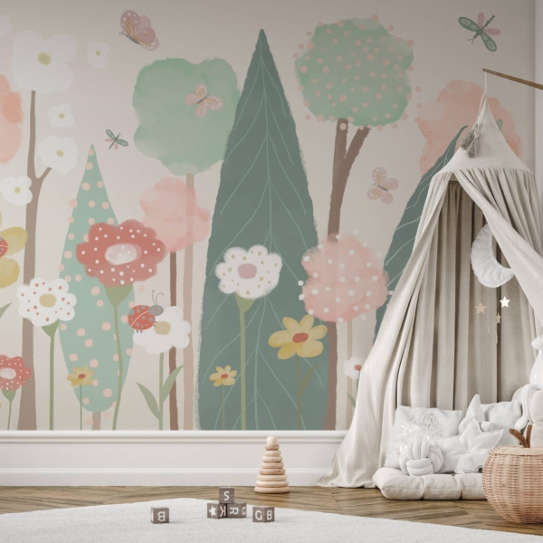 Foto tapete Zemlja cvijeća