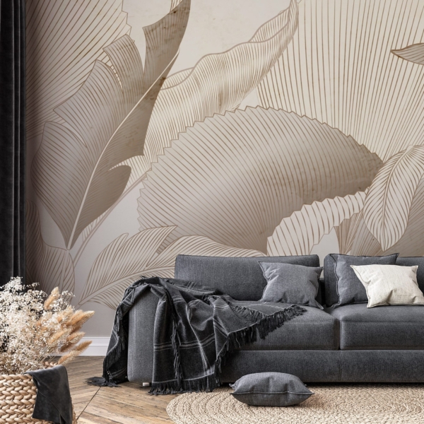 Foto tapete Siluete lišća