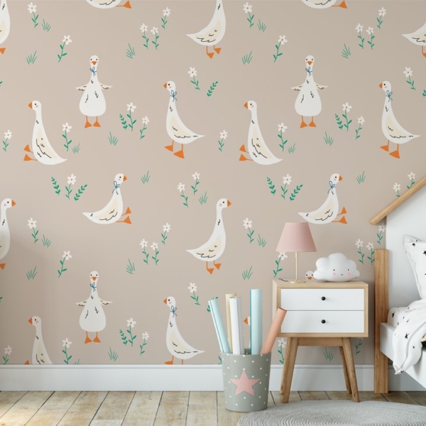 Foto tapete Guske u hodu