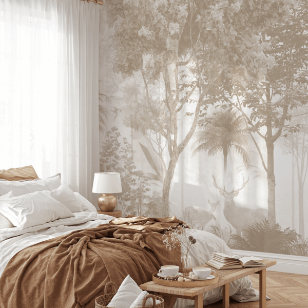 Foto tapete Zelena Siva