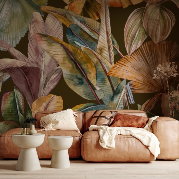 Foto tapete Šareno egzotično lišće