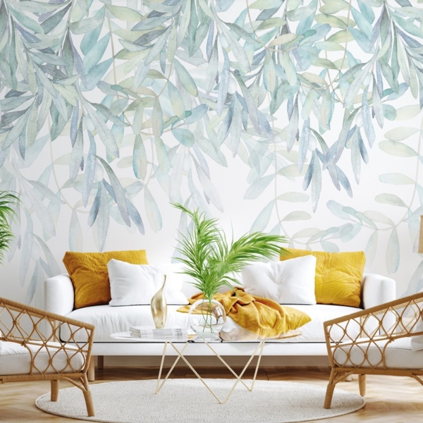 Foto tapete Nježnost plavog lišća