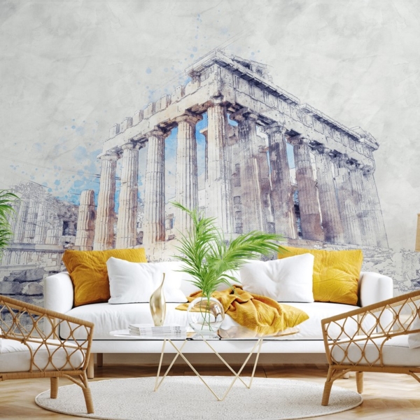 Foto tapete Oslikana Akropola