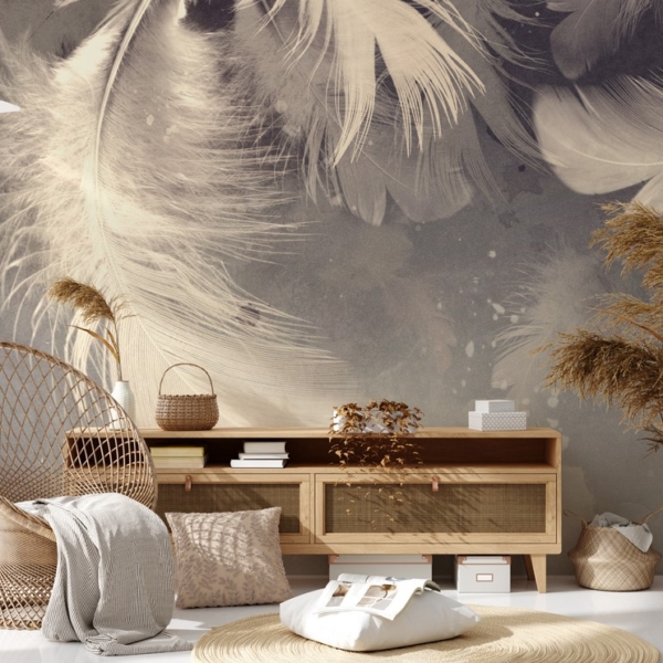 Foto tapete Lakoća perja