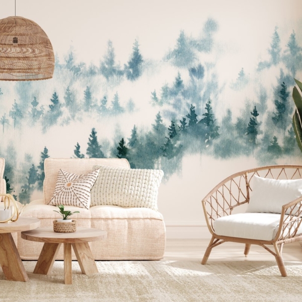 Foto tapete Maglovita crnogorična šuma