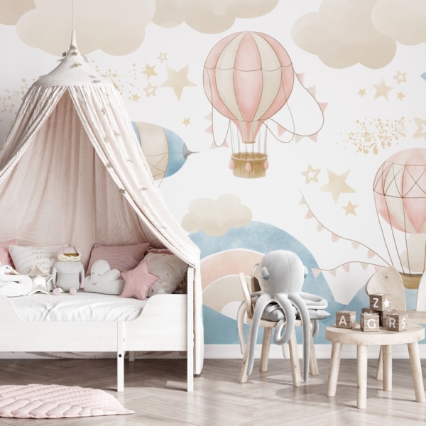 Foto tapete Let balonom u oblacima