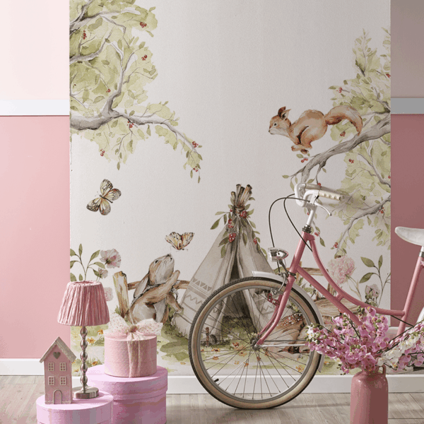 Foto tapete Tajanstveni životinjski kamp